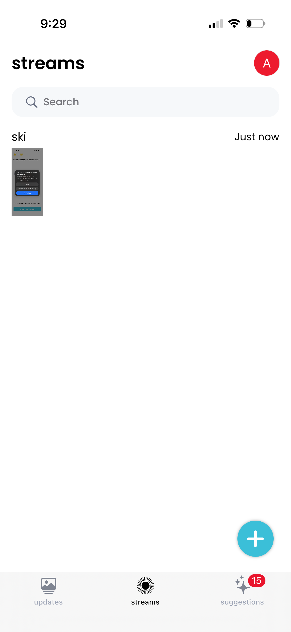 shine dashboard screenshot